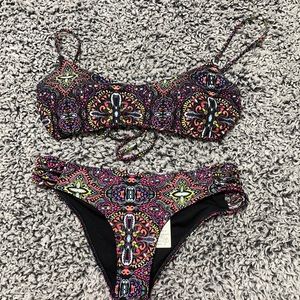 Patterned hollister bikini